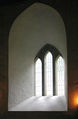 Aurland kyrkje, vindauge sør i koret innvendes, AMH 2005.jpg