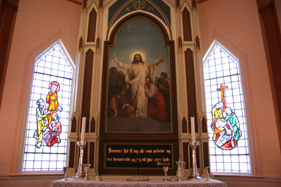 Fil:Austevoll kirke Altertavle 1.jpg